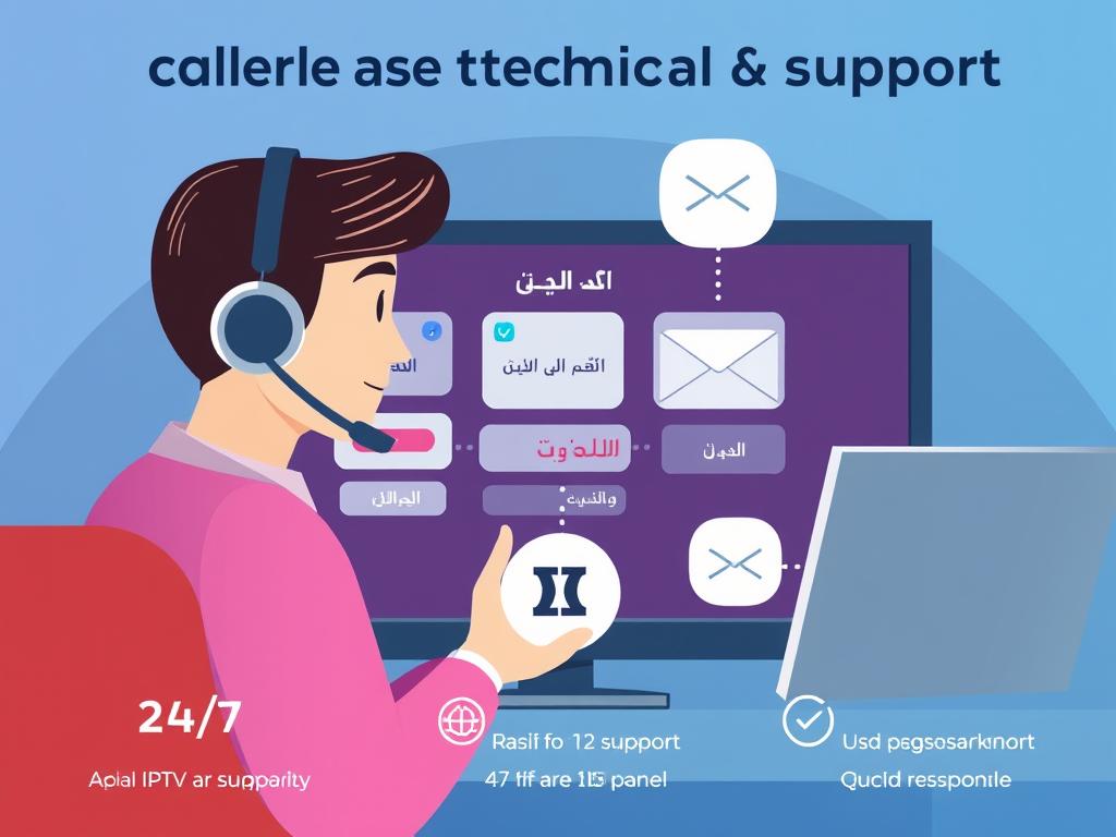 الدعم الفني المتميز في خدمات IPTV الجيدة