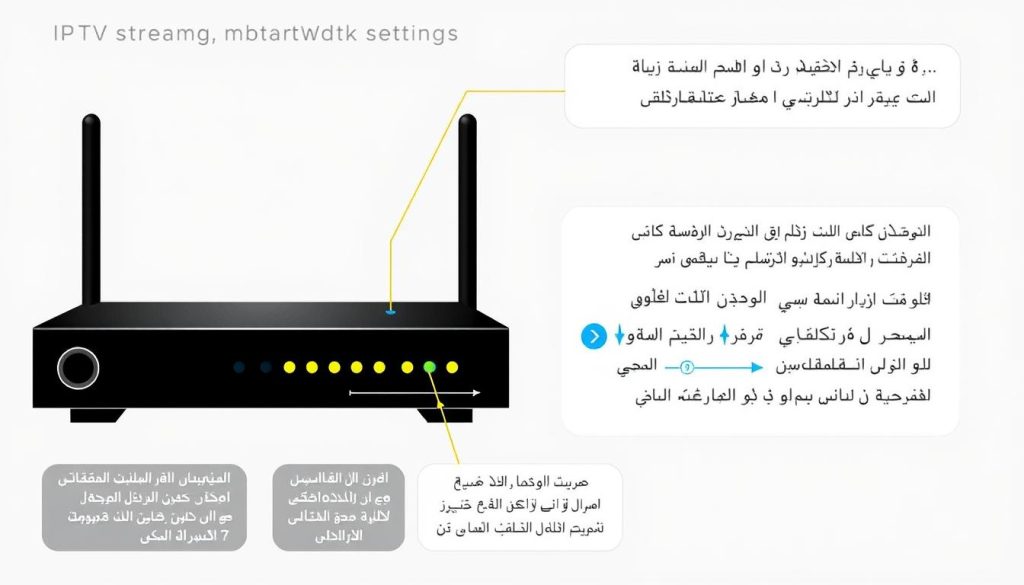 توضيح لإعدادات النطاق الترددي المثلى للراوتر لمنع التقطيع اثناء مشاهدة خدمة IPTV