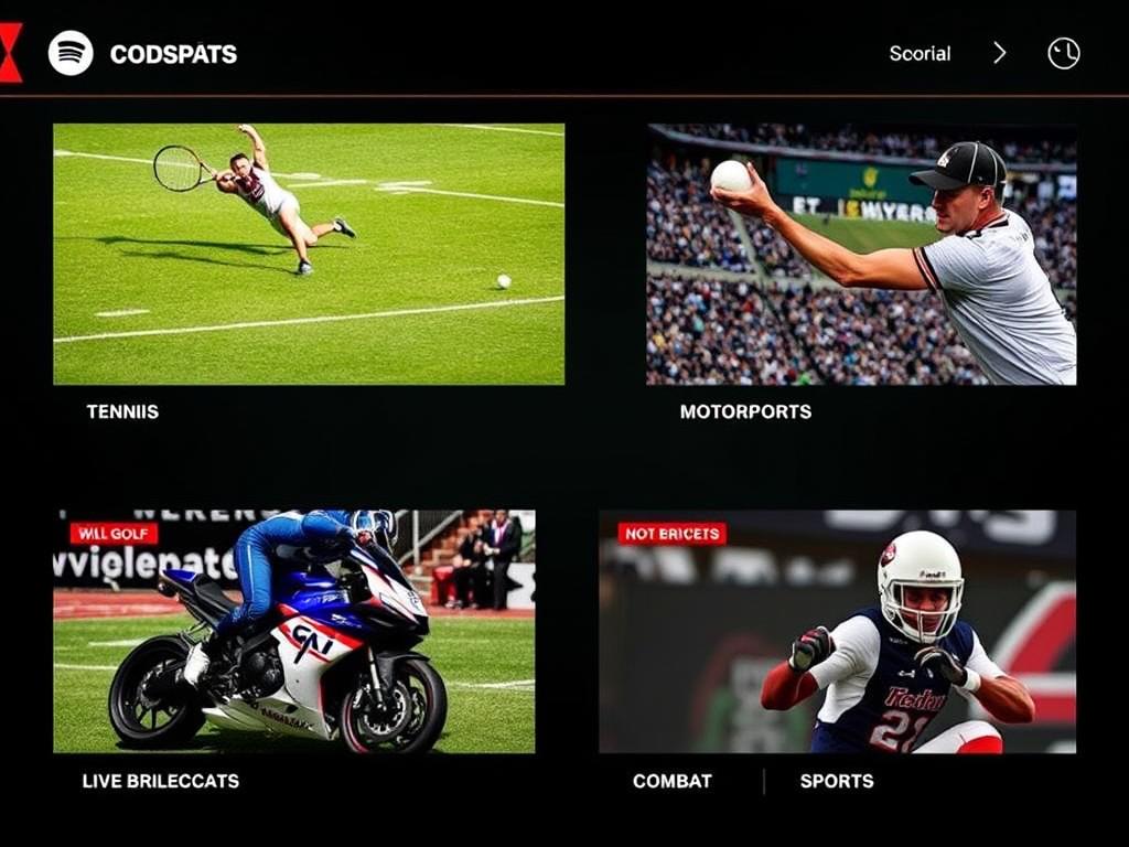 قنوات الرياضات المتخصصة في خدمات IPTV