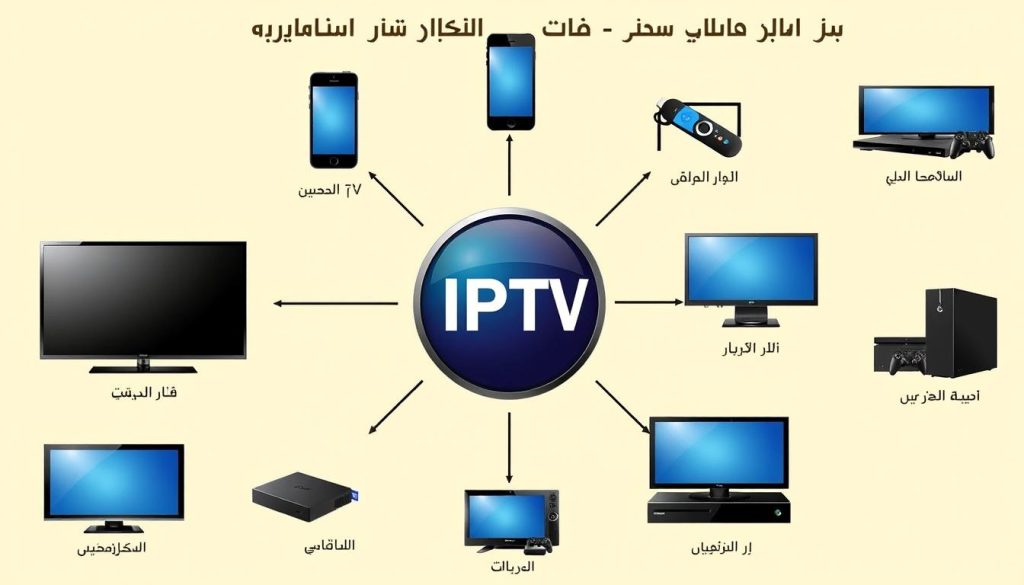 مختلف الأجهزة المتوافقة مع خدمات IPTV