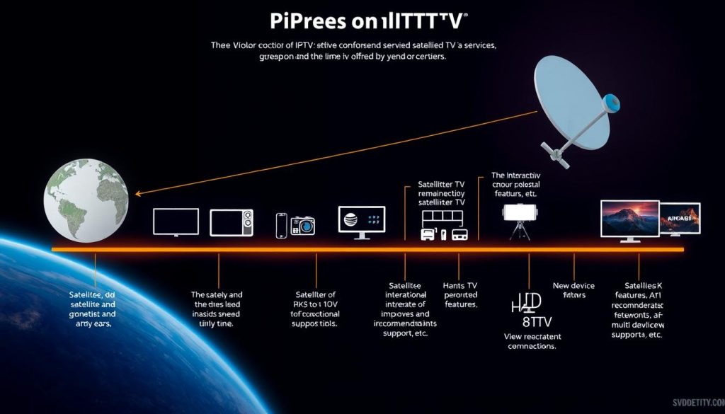 تطور خدمات IPTV مقابل الأقمار الصناعية