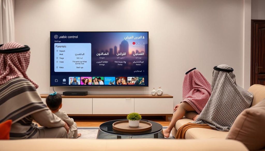 خدمة IPTV آمنة للبالغين في السعودية تعرض على شاشة تلفزيون ذكي