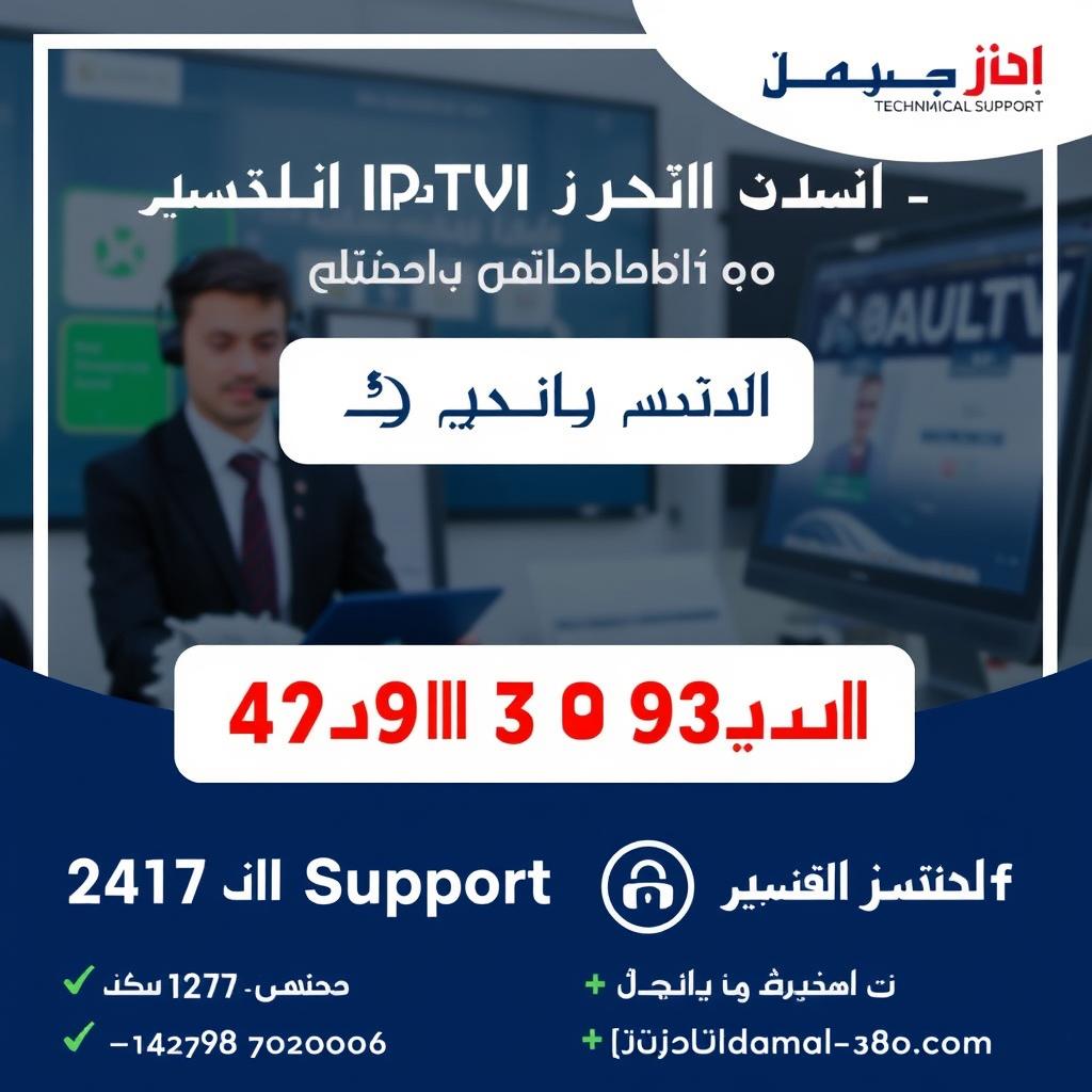 خدمة دعم فني باللغة العربية لمستخدمي باقات IPTV للبالغين