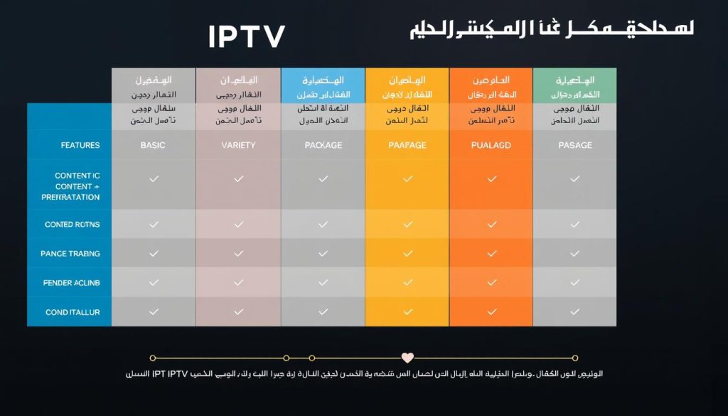 مقارنة بين مختلف باقات IPTV للبالغين مع عرض المميزات والأسعار