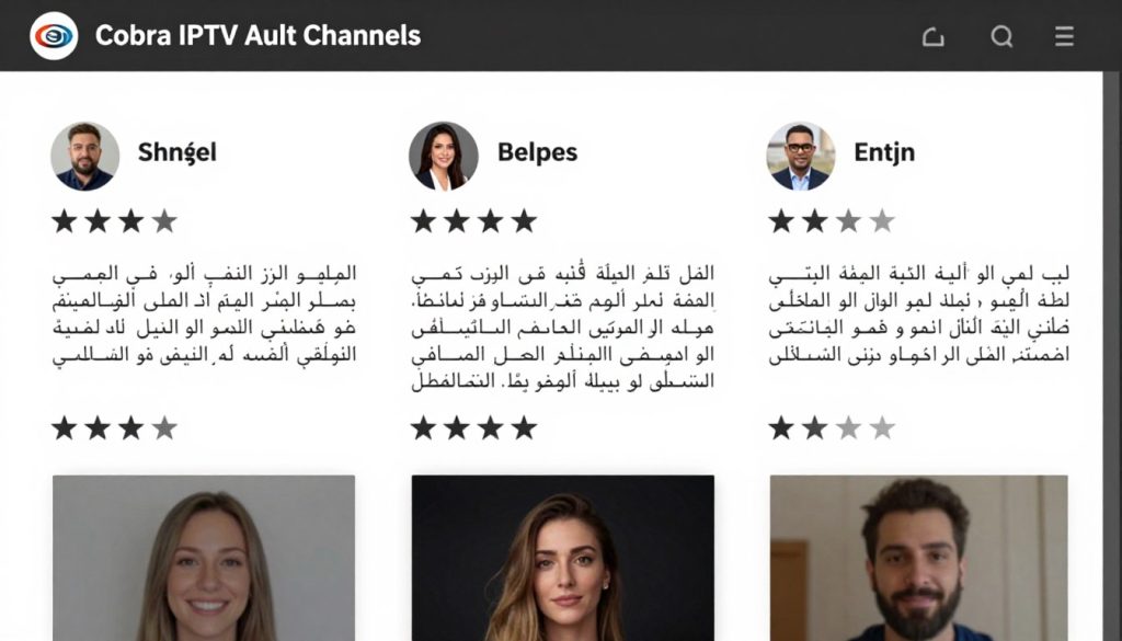 آراء المستخدمين حول قنوات للبالغين من موقع كوبرا الرسمي