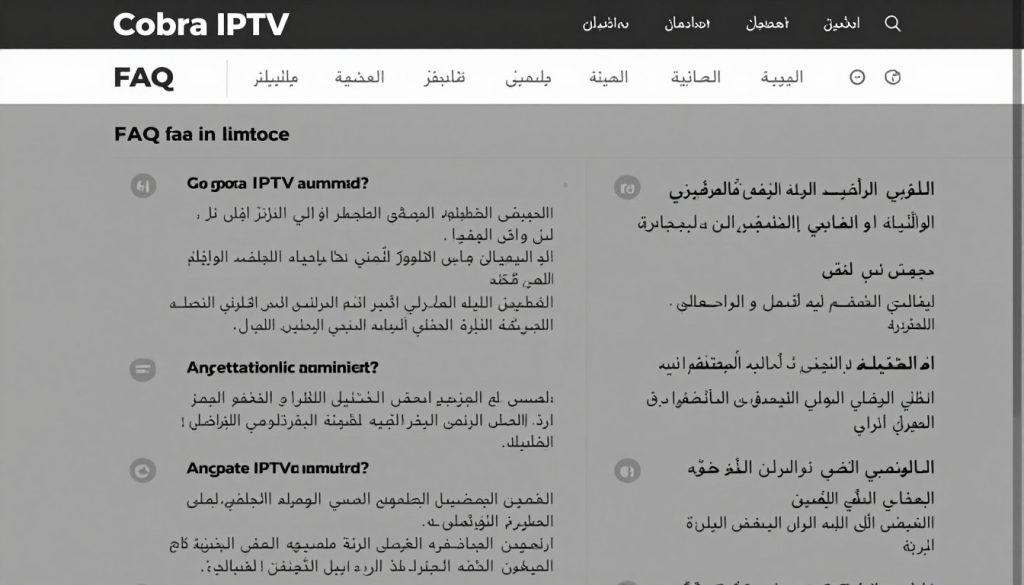 الأسئلة الشائعة حول قنوات للبالغين من موقع كوبرا الرسمي