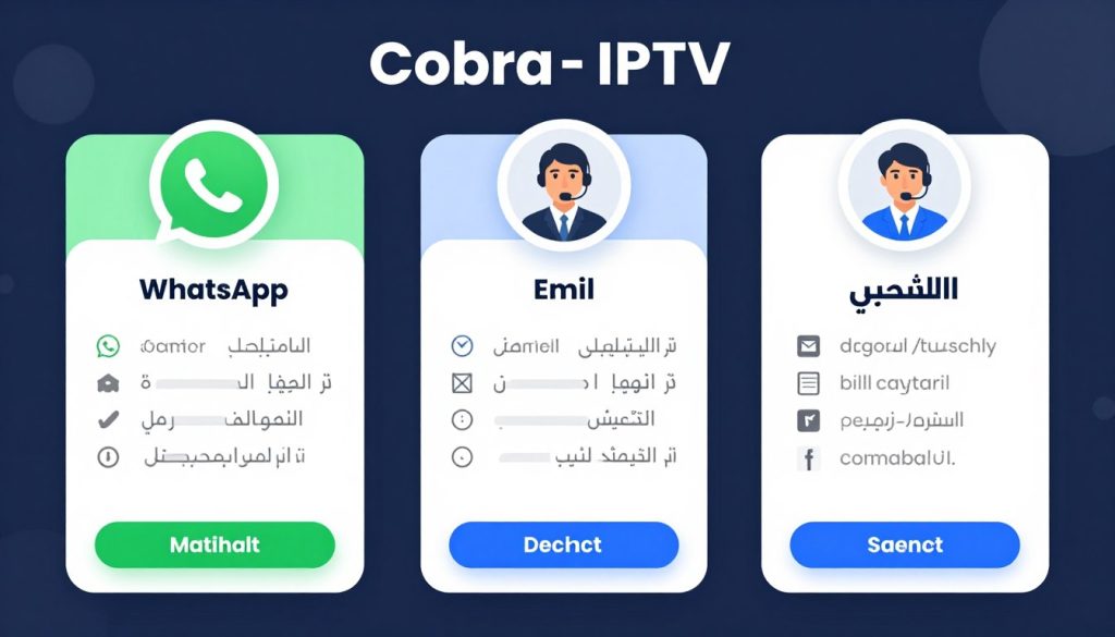 خيارات الدعم الفني المتاحة لمستخدمي قنوات البالغين الاباحية من متجر كوبرا