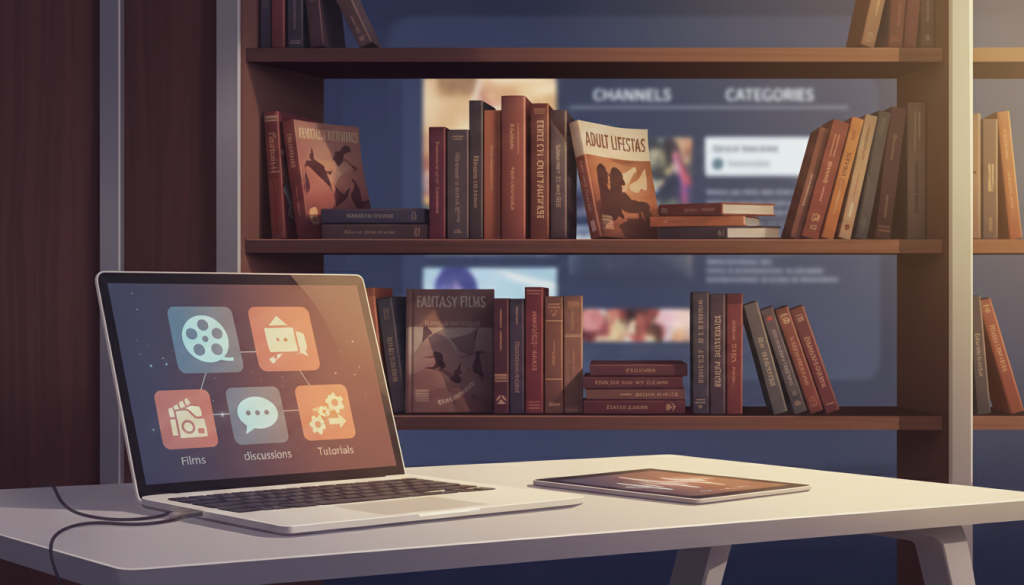 أنواع محتوى البالغين