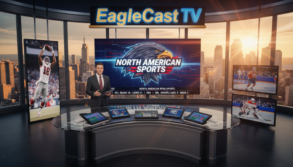 تغطية دوريات أمريكا الشمالية على EagleCast TV