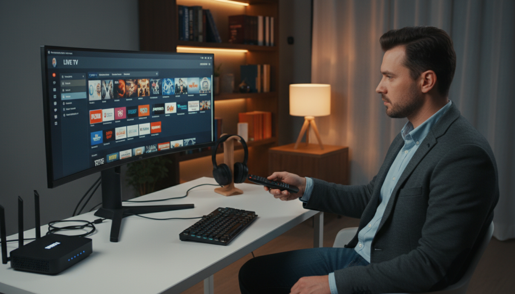 طريقة تشغيل IPTV على الكمبيوتر