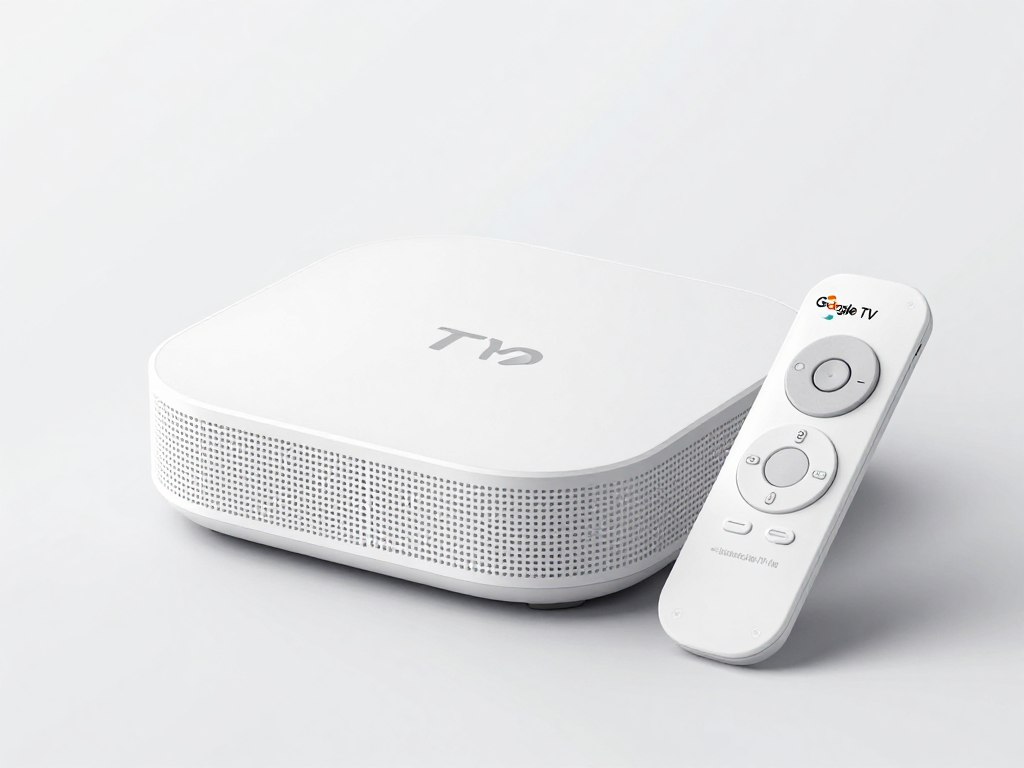 Chromecast with Google TV device and remote