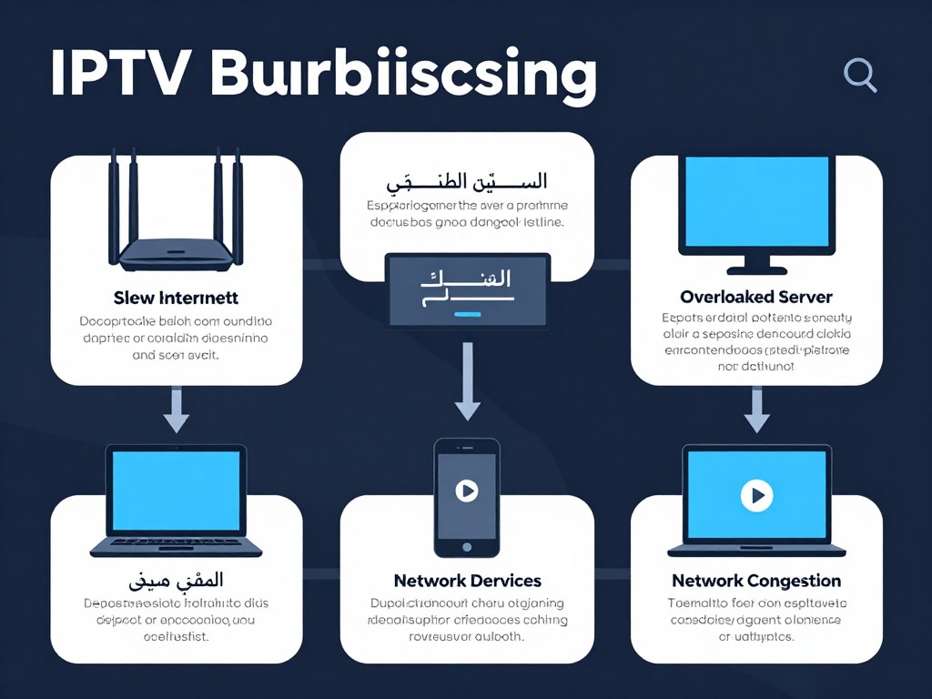 أسباب مشكلة تقطيع IPTV المختلفة