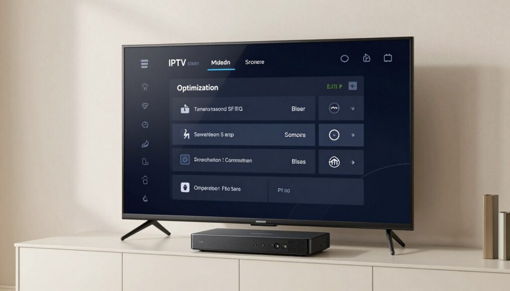 تحسين إعدادات جهاز البث IPTV