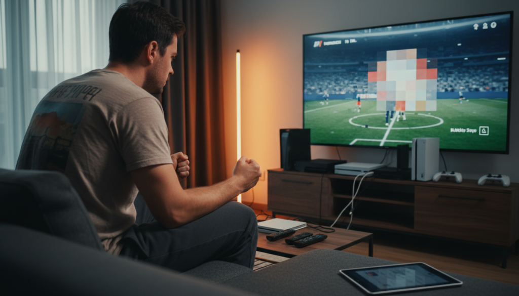 حل مشاكل التقطييع في المباريات iptv