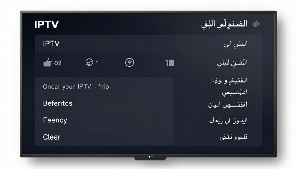 ضبط إعدادات جهاز IPTV