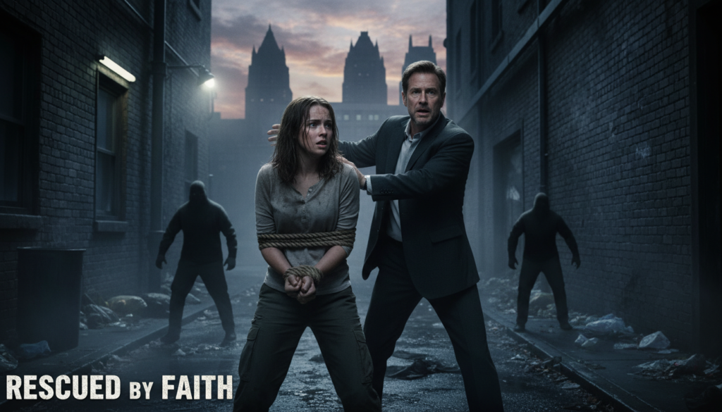قصة اختطاف كوني ولاري فان أوستن في فيلم Rescued by Faith