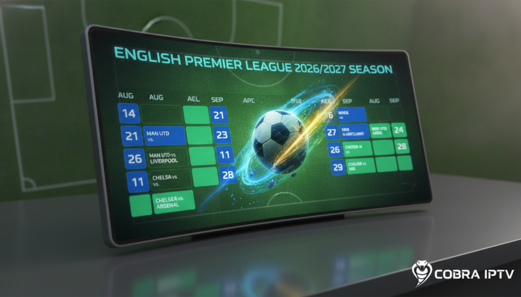 جدول مباريات الدوري الانجليزي 2026/2027